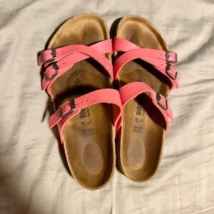 Birkenstock Pink Franca Sandals